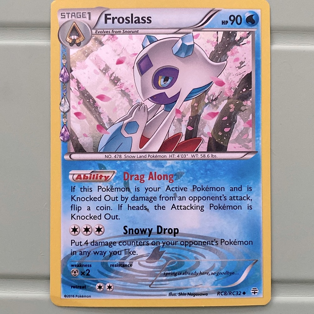 Froslass Holo card RC8/C32